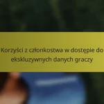 Korzyści z członkostwa w dostępie do ekskluzywnych danych graczy