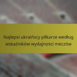 Najlepsi ukraińscy piłkarze według wskaźników wydajności meczów